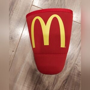 McDonalds Neoprene Red Java Sok Large 32oz Drink Koozie Wrap Holder 2019